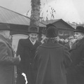 1958 г. На Первомайской демонстрации И.В. Белов, М.М. Одинцов, П.М Хренов, В.Г. Ткачук, В.А. Кротов